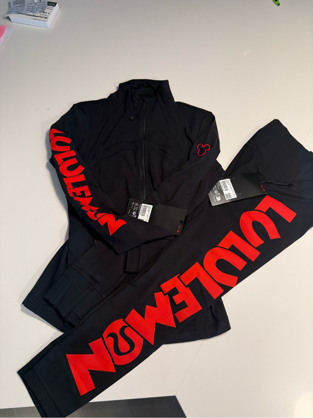 lululemon x Disney Define Jacket size 6 and Align pant size 4 SOLD AS A SET